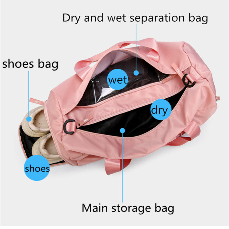 Sequins PINK Sports Bag